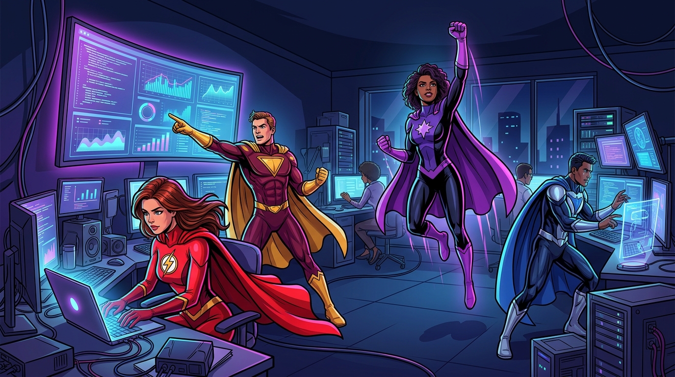 Mortgage superheroes at work